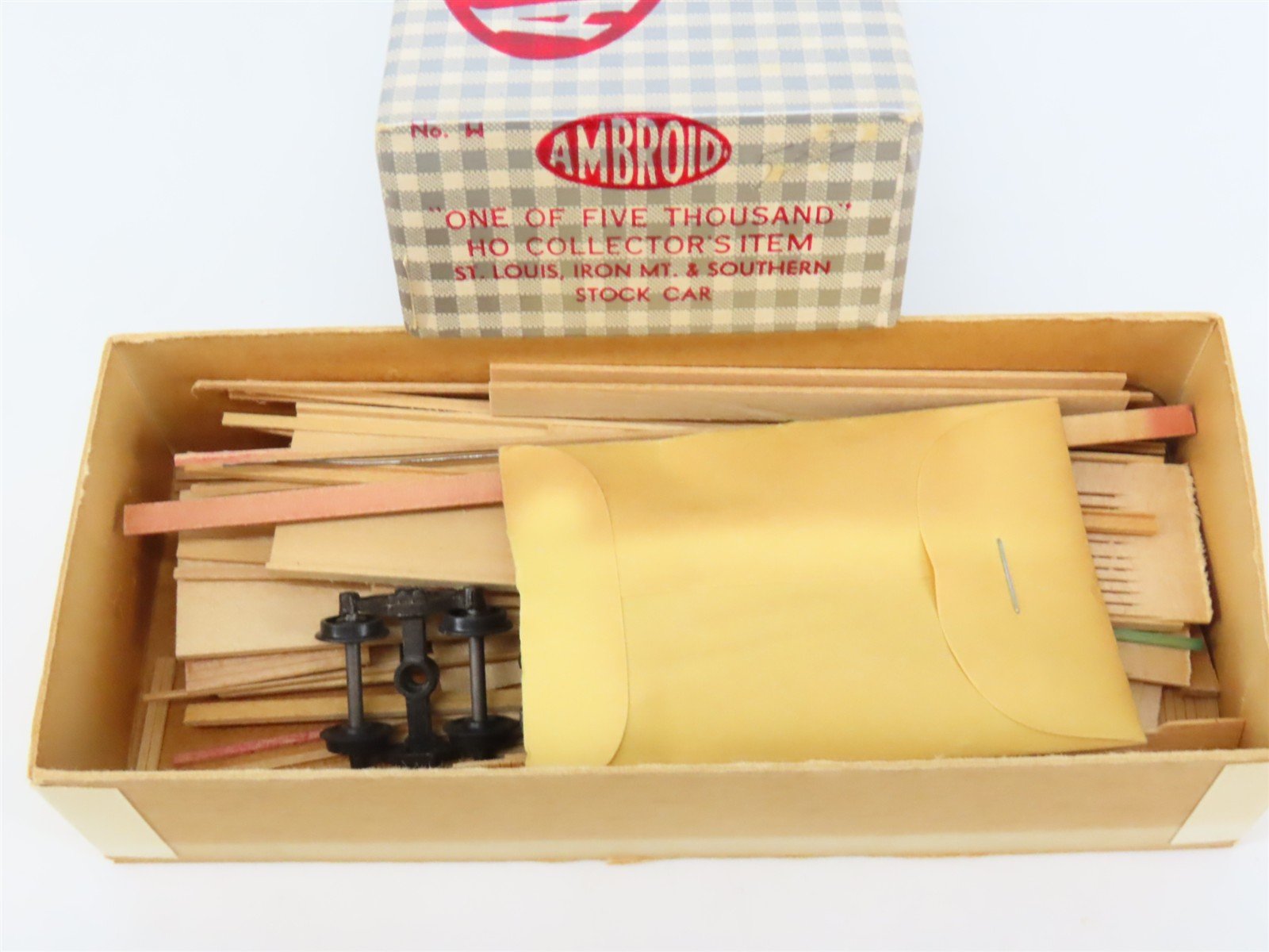 HO Scale Ambroid Kit No. H STLIM&S St Louis Iron Mt & Southern Stock Car #51399