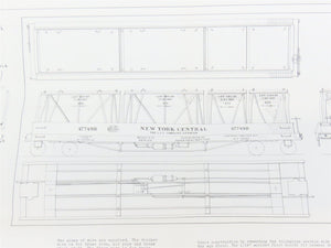 HO Scale Ambroid Kit No 12 NYC New York Central Container Car #474498