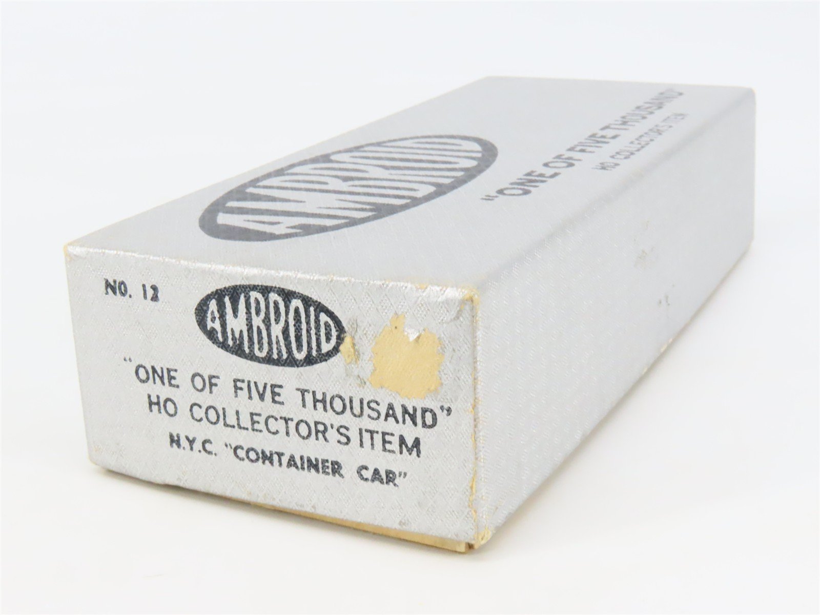HO Scale Ambroid Kit No 12 NYC New York Central Container Car #474498