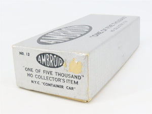 HO Scale Ambroid Kit No 12 NYC New York Central Container Car #474498