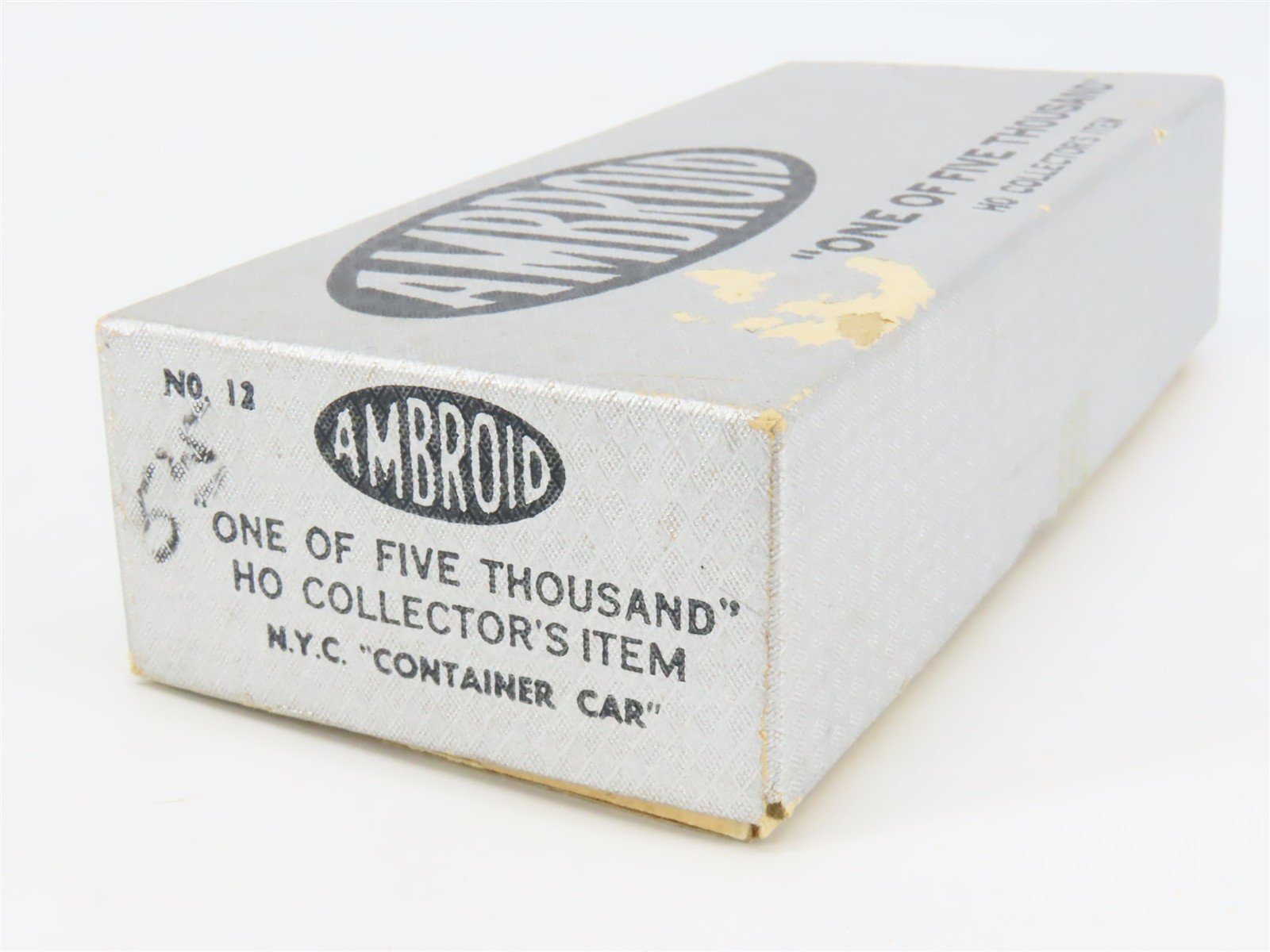 HO Scale Ambroid Kit No 12 NYC New York Central Container Car #477498