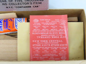 HO Scale Ambroid Kit No 12 NYC New York Central Container Car #477498