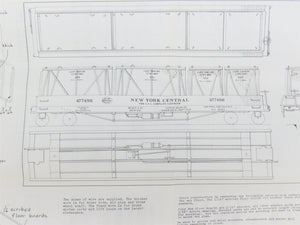 HO Scale Ambroid Kit No 12 NYC New York Central Container Car #477498