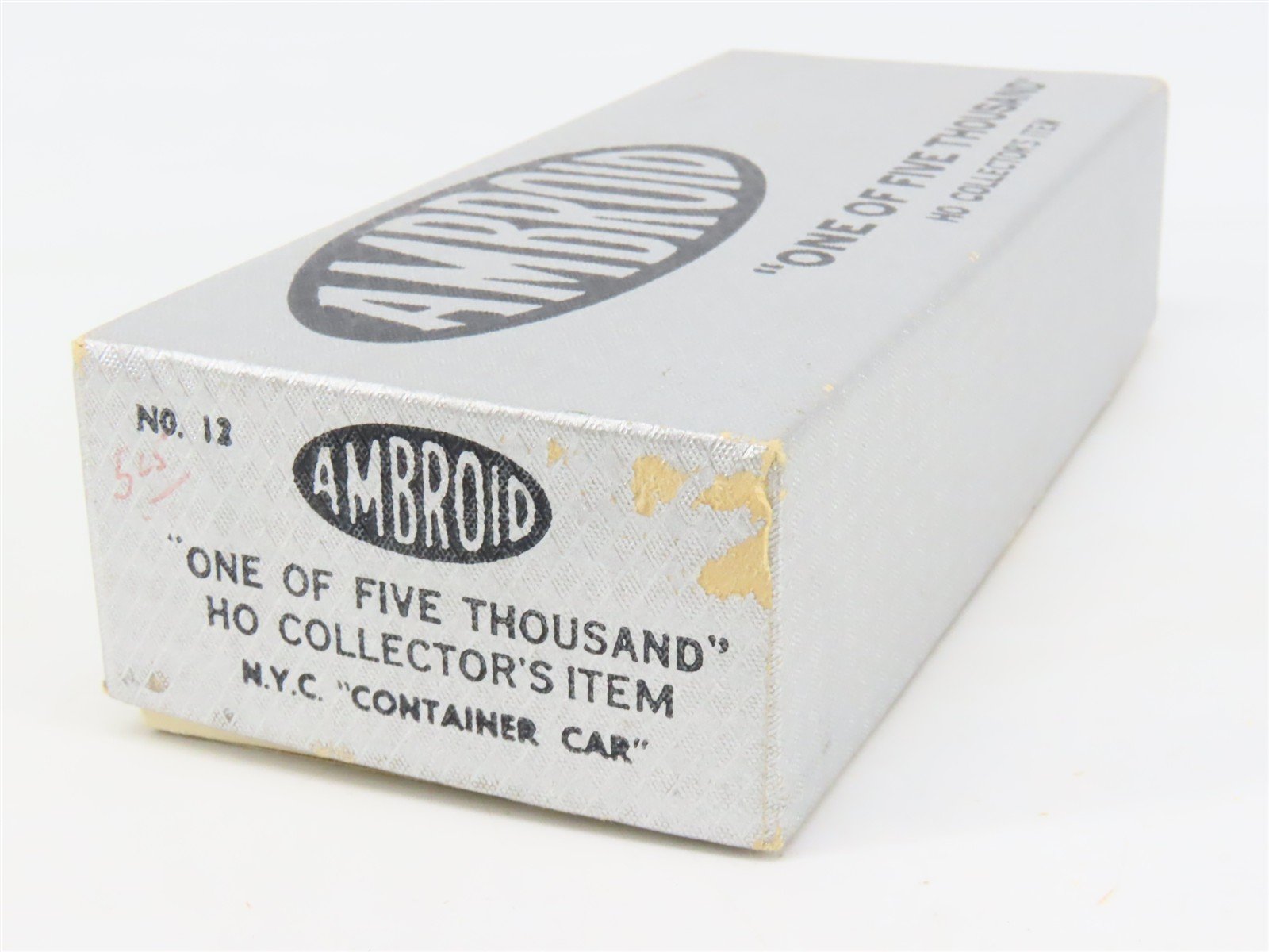 HO Scale Ambroid Kit No 12 NYC New York Central Container Car #477498