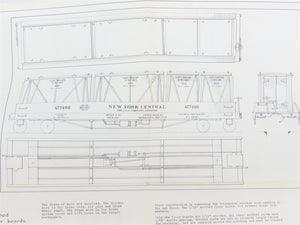 HO Scale Ambroid Kit No 12 NYC New York Central Container Car #477498