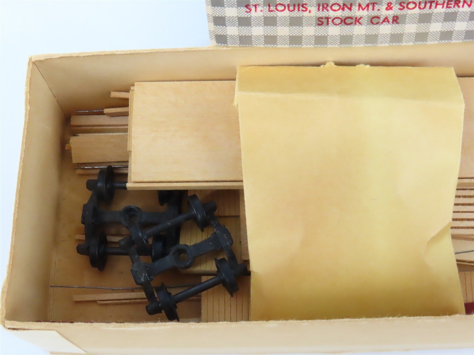 HO Scale Ambroid Kit No. H StLIM&S St Louis Iron Mt & Southern Stock Car #51399