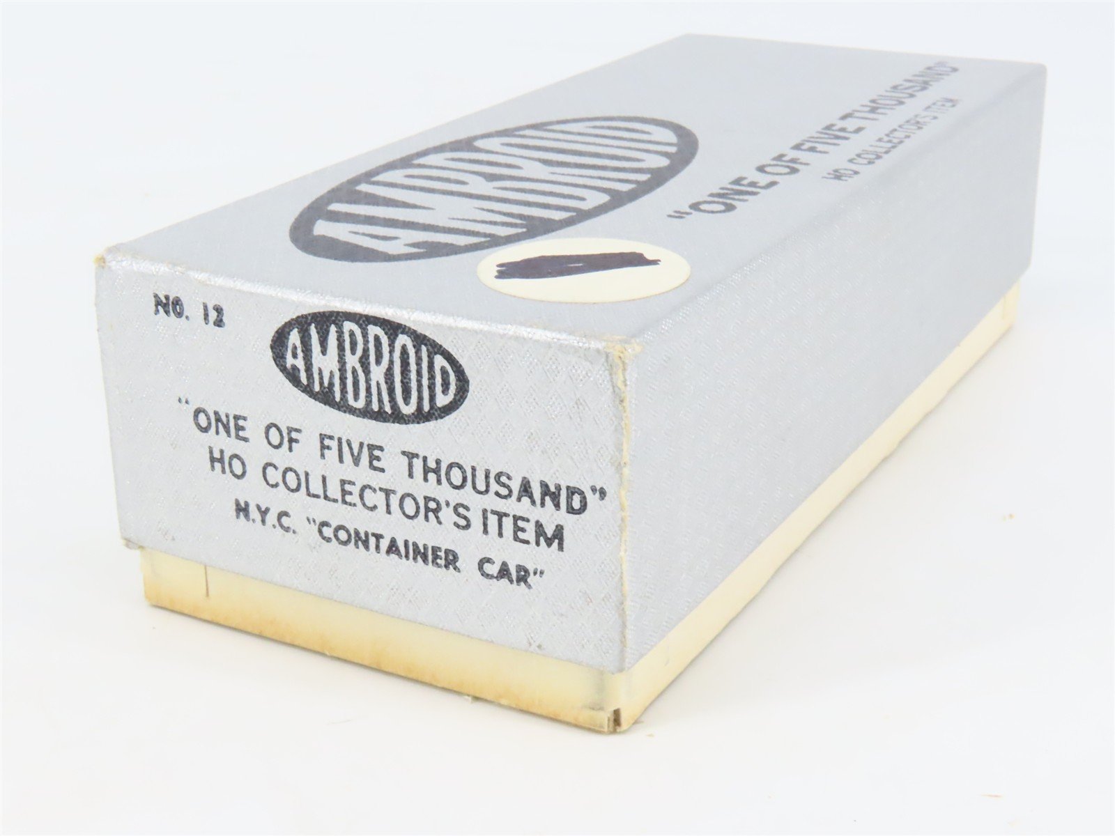 HO Scale Ambroid Kit No 12 NYC New York Central Container Car #477498
