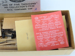 HO Scale Ambroid Kit No 12 NYC New York Central Container Car #477498
