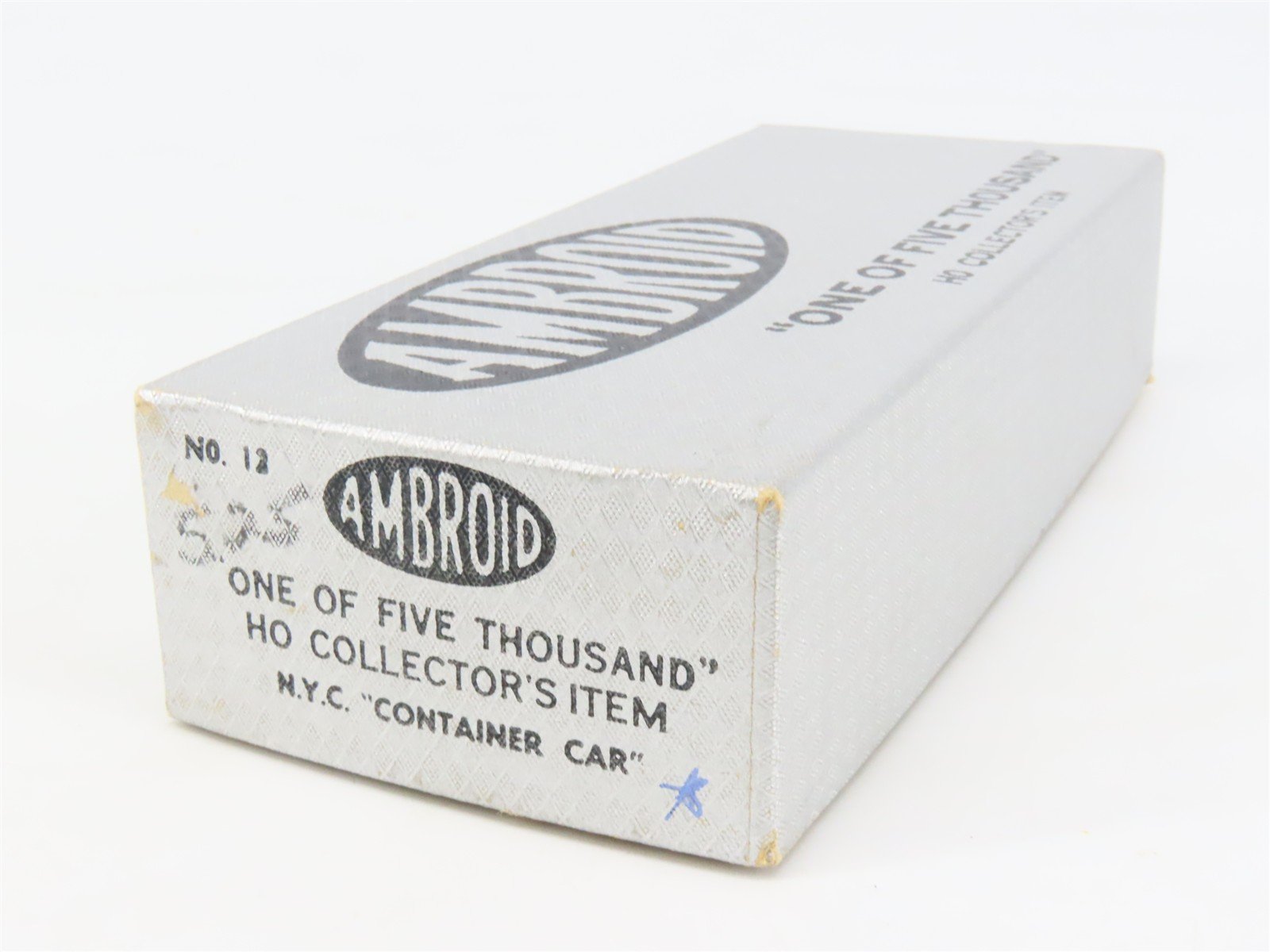 HO Scale Ambroid Kit No 12 NYC New York Central Container Car #477498