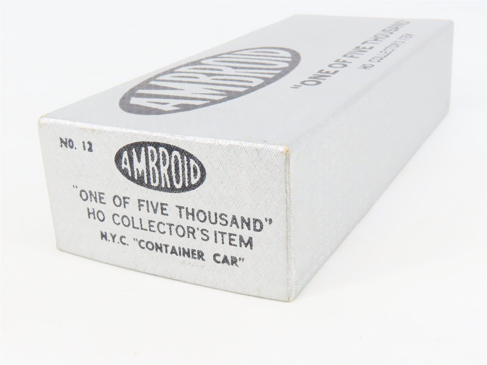 HO Scale Ambroid Kit No 12 NYC New York Central Container Car #477498