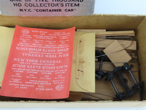HO Scale Ambroid Kit No 12 NYC New York Central Container Car #477498