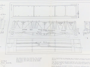 HO Scale Ambroid Kit No 12 NYC New York Central Container Car #477498