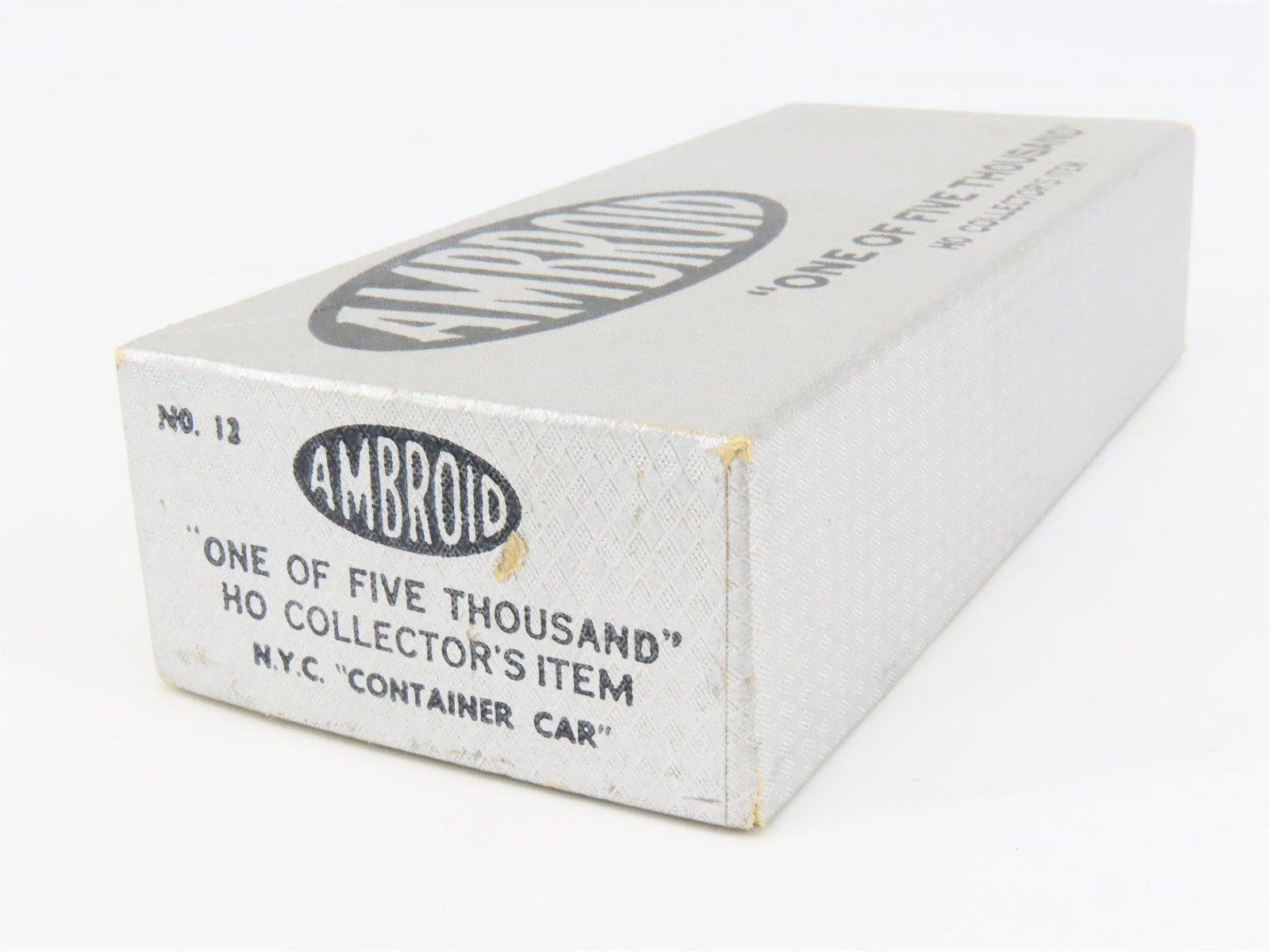 HO Scale Ambroid Kit No 12 NYC New York Central Container Car #477498