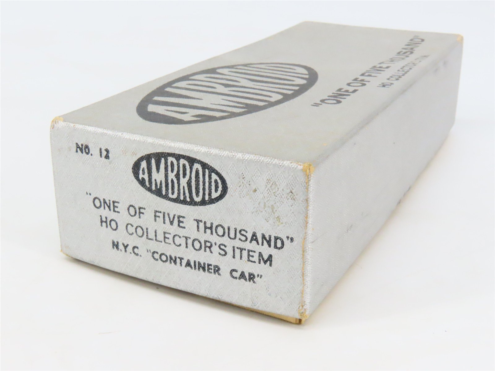 HO Scale Ambroid Kit No 12 NYC New York Central Container Car #477498