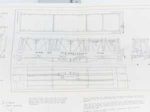 HO Scale Ambroid Kit No 12 NYC New York Central Container Car #477498
