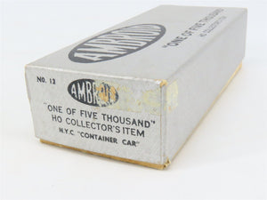 HO Scale Ambroid Kit No 12 NYC New York Central Container Car #477498