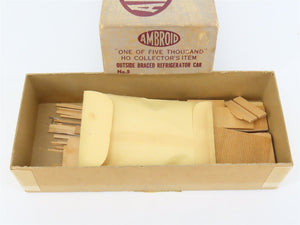 HO Scale Ambroid Kit No 5 PRR Pennsylvania Railroad Outside Braced Reefer #5342