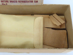 HO Scale Ambroid Kit No 5 PRR Pennsylvania Railroad Outside Braced Reefer #5342