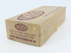 HO Scale Ambroid Kit No 5 PRR Pennsylvania Railroad Outside Braced Reefer #5342
