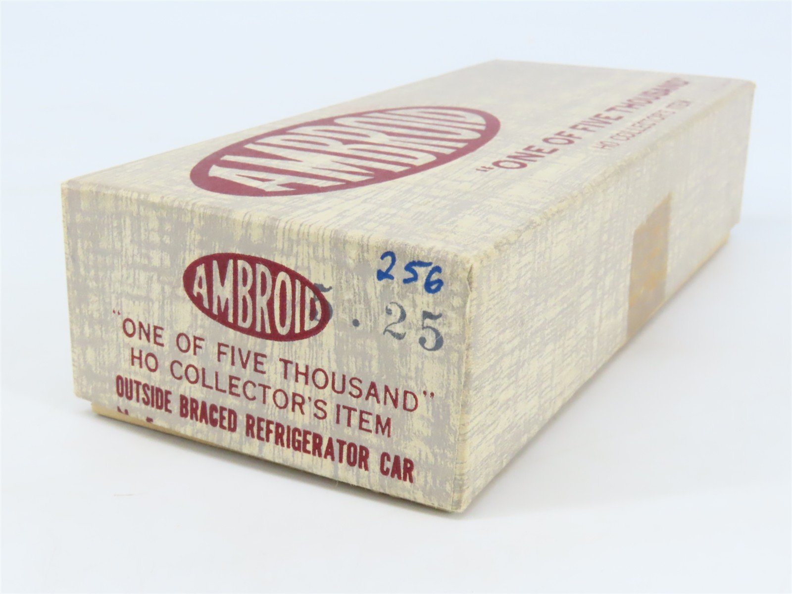 HO Scale Ambroid Kit No 5 PRR Pennsylvania Railroad Outside Braced Reefer #5342