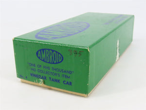 HO Scale Ambroid Kit No. 4 RSX A.M. Richter Sons Co. Vinegar Tank Car #11