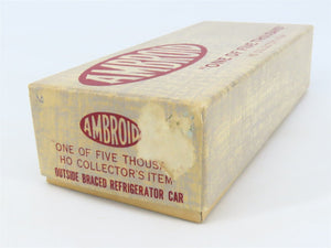 HO Scale Ambroid Kit PRR Pennsylvania Railroad Outside Braced Reefer #5342