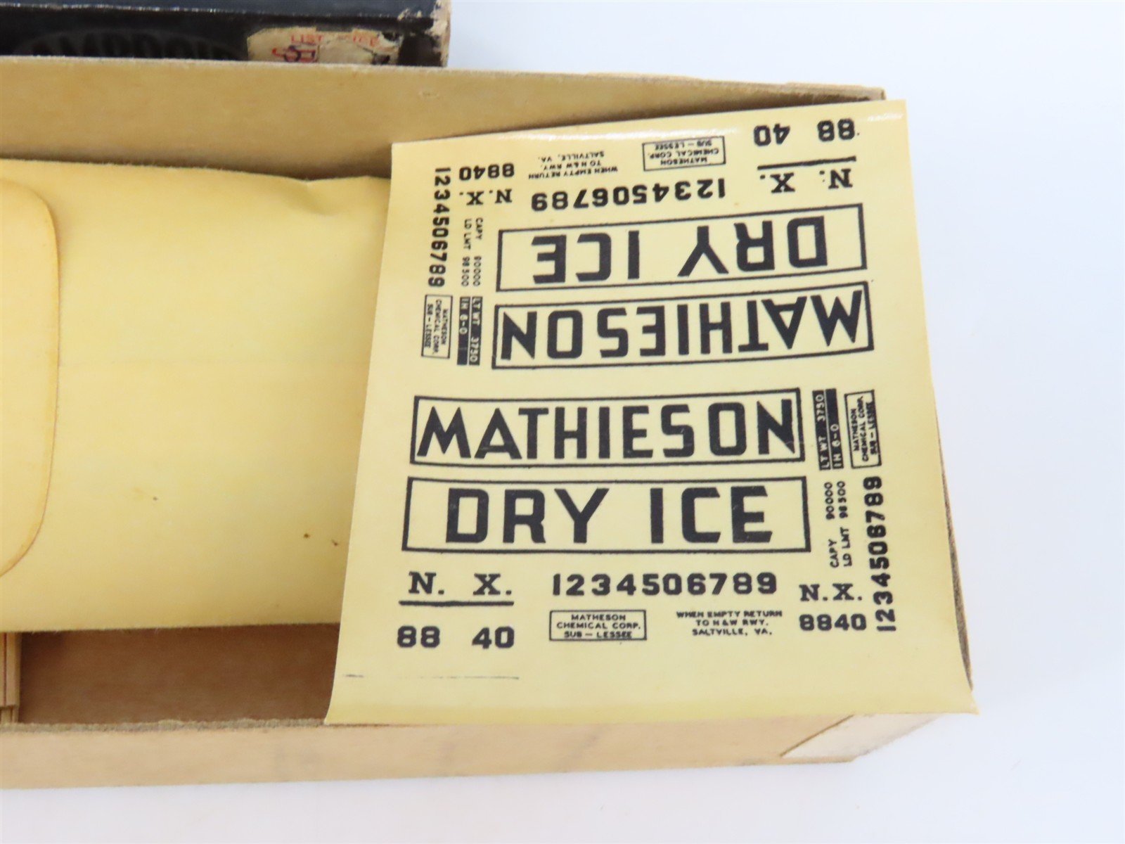 HO Scale Ambroid Kit No 7 NX Mathieson Dry Ice Car #8840