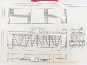 HO Scale Ambroid Kit No 3 Wood Outside Braced Caboose