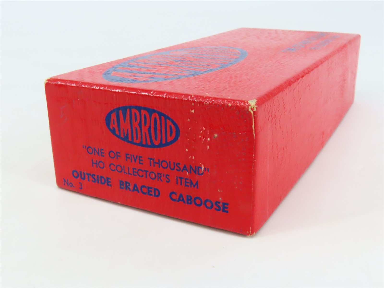 HO Scale Ambroid Kit No 3 Wood Outside Braced Caboose