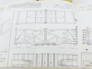 HO Scale Ambroid 2 in 1 Kit No 8 Wood N&W/MILW Gondola & Hopper
