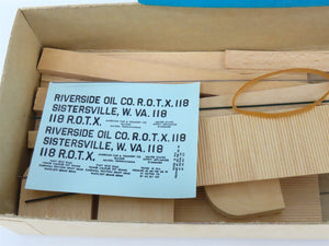 HO Scale Ambroid Kit No 4 ROTX Riverside Oil Co Tank Car #118