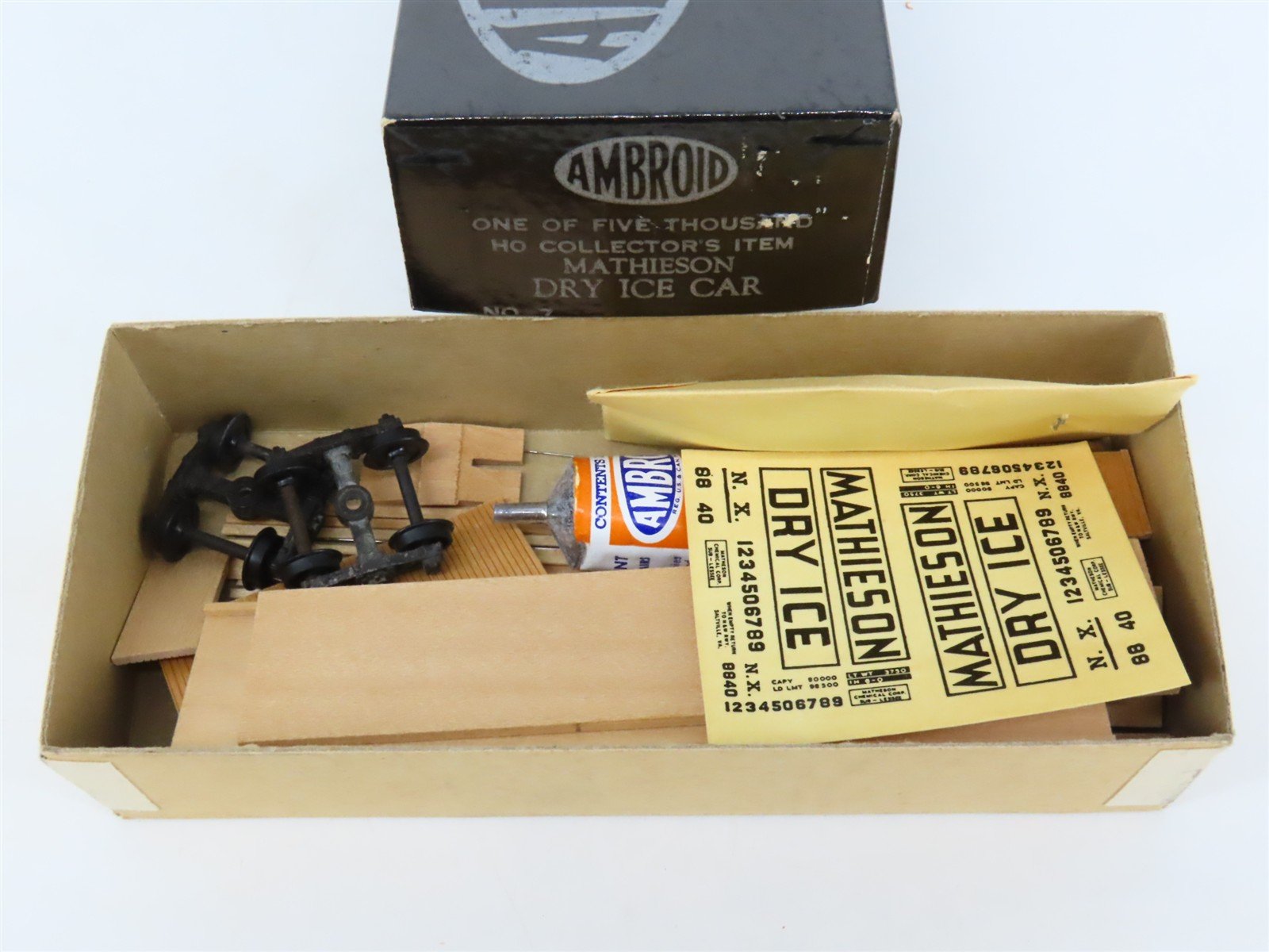 HO Scale Ambroid Kit No 7 NX Mathieson Dry Ice Car #8840