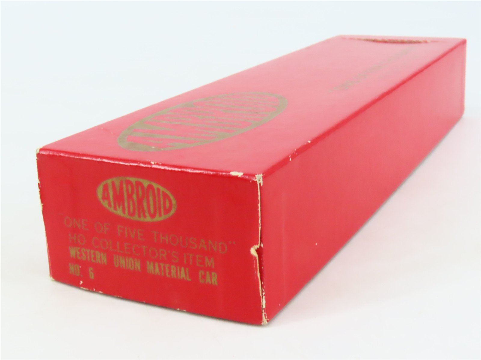 HO Scale Ambroid Kit No 6 WUTX Western Union Tel. Co. Material Car #7559