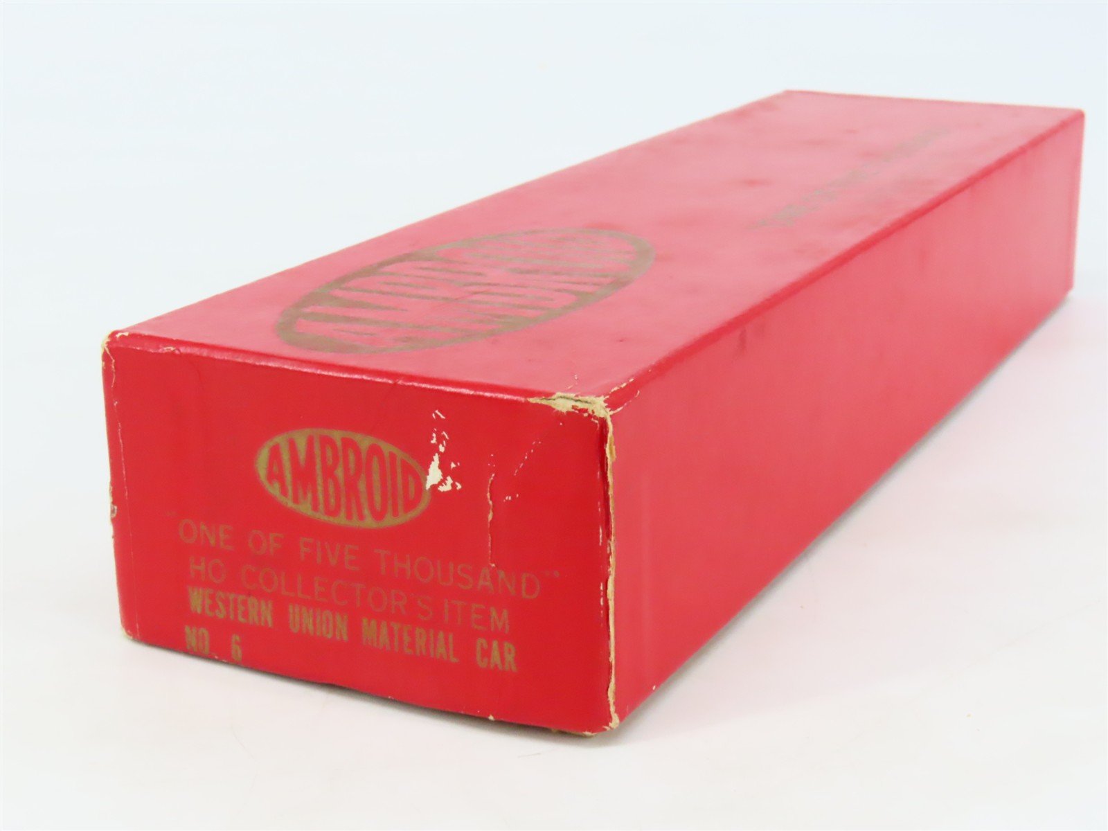 HO Scale Ambroid Kit No 6 WUTX Western Union Tel. Co. Material Car #7559