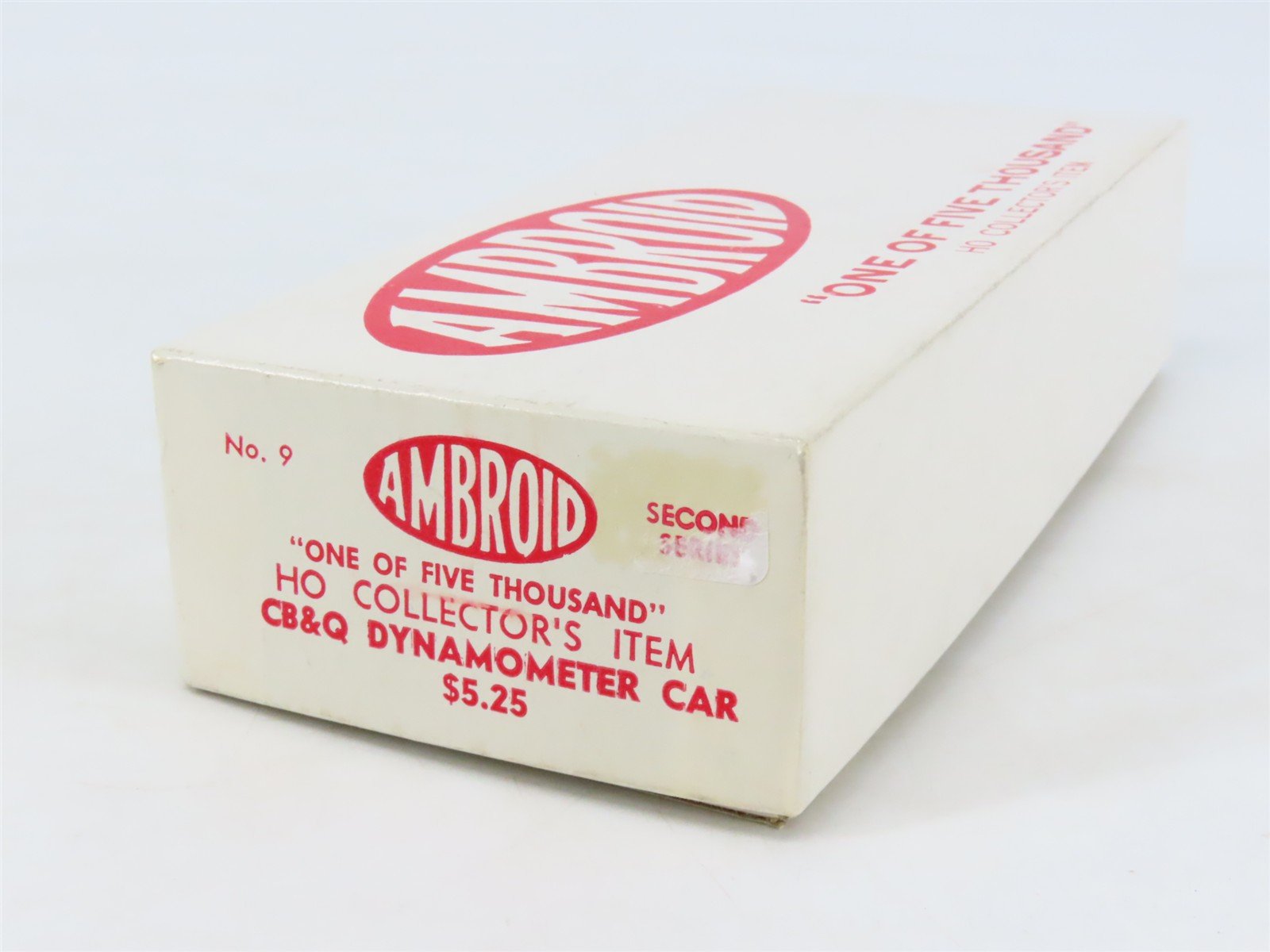 HO Scale Ambroid Kit No 9 CB&Q Burlington Dynamometer Car