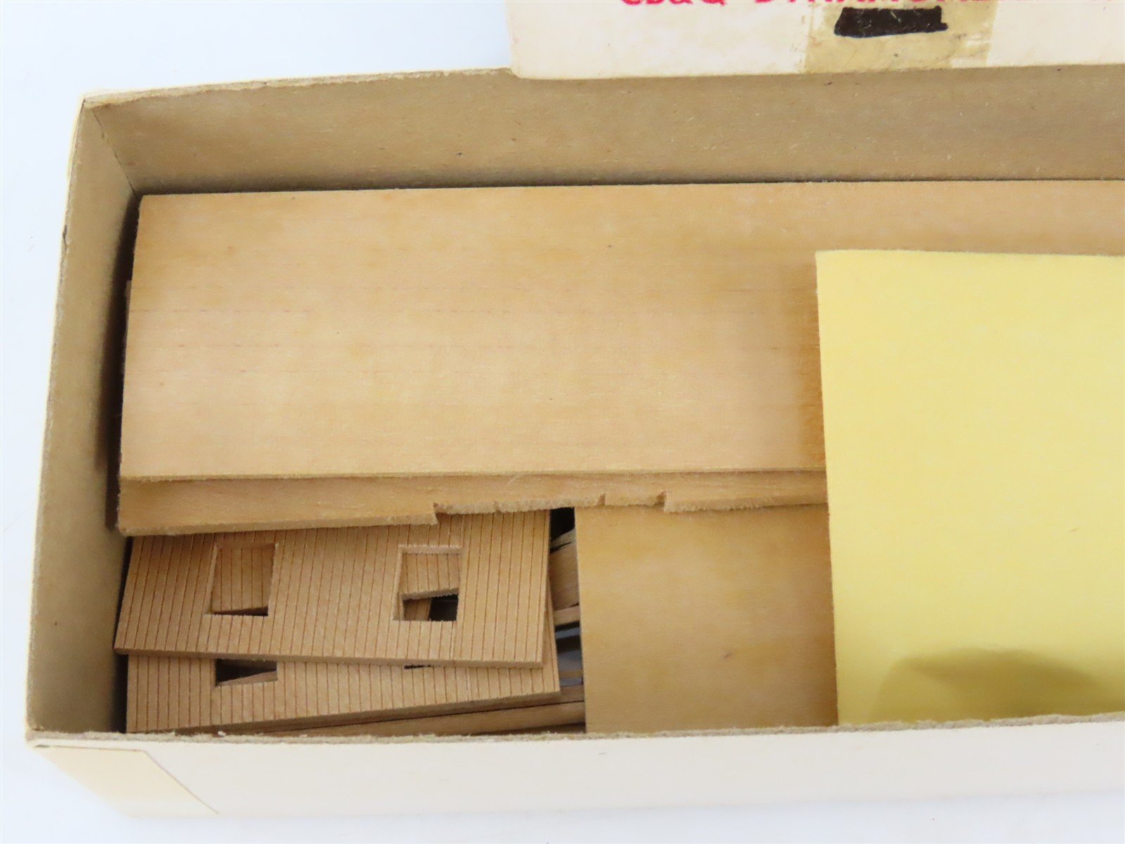 HO Scale Ambroid Kit No. 9 CB&Q Burlington Dynamometer Car
