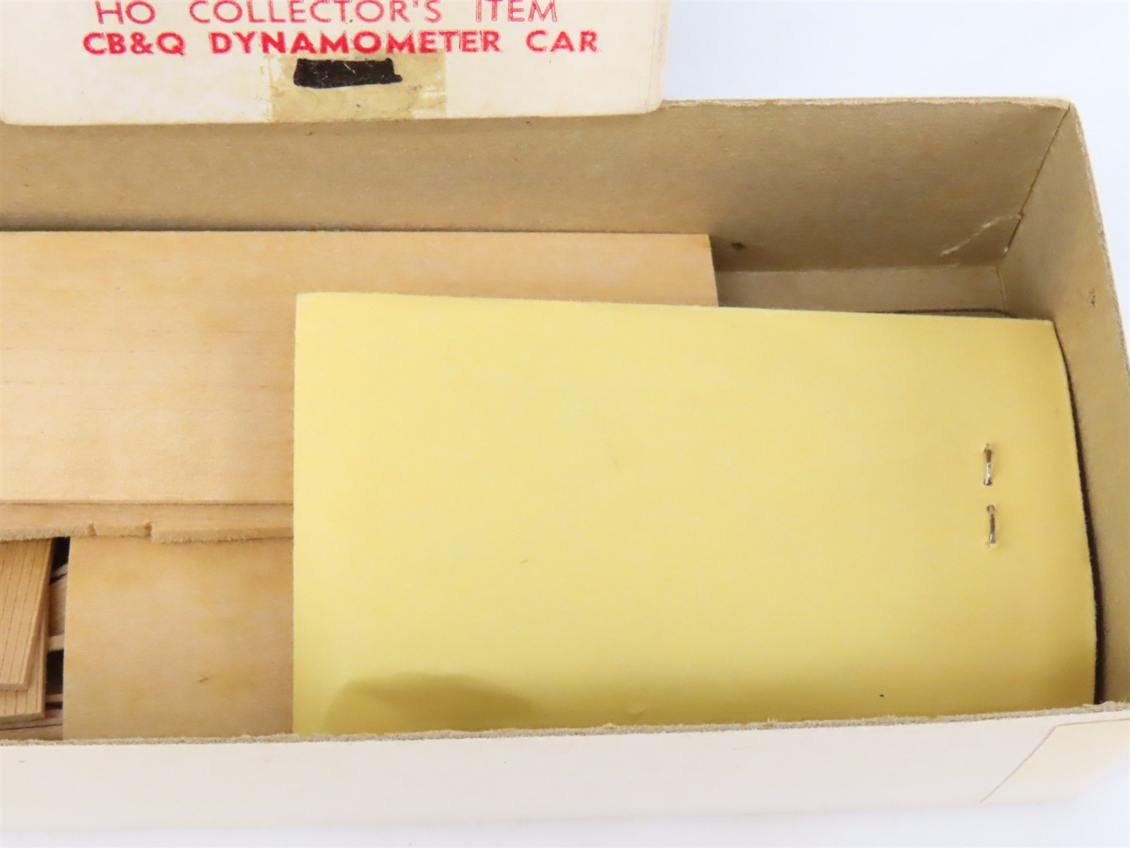 HO Scale Ambroid Kit No. 9 CB&Q Burlington Dynamometer Car