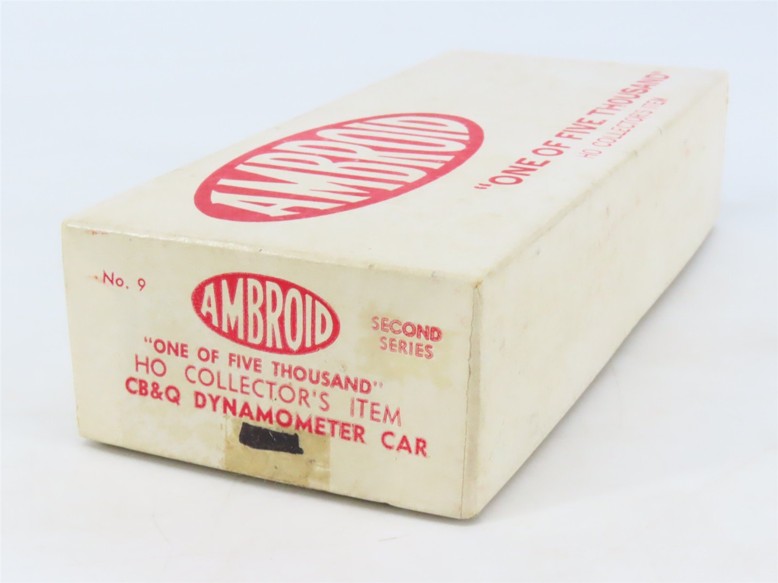 HO Scale Ambroid Kit No. 9 CB&Q Burlington Dynamometer Car