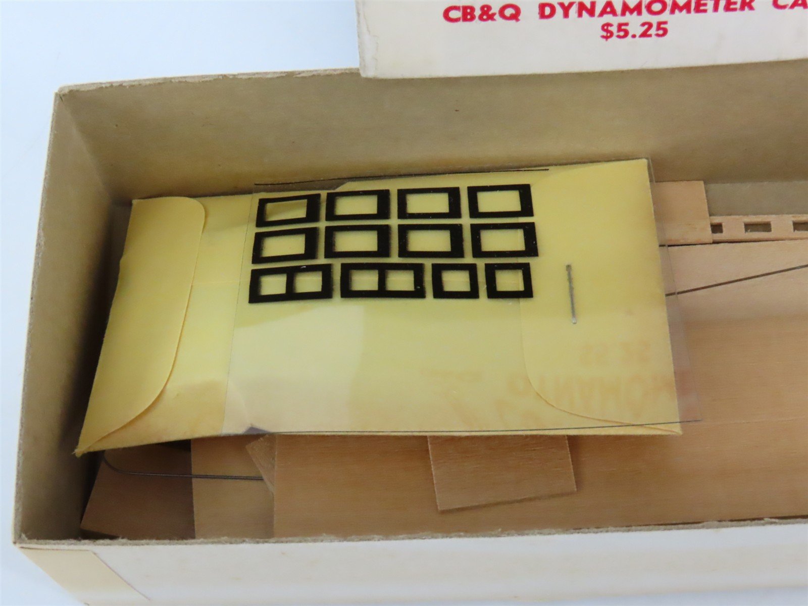 HO Scale Ambroid Kit No 9 CB&Q Burlington Dynamometer Car