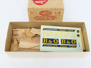 HO Scale Ambroid Kit No 7 B&O Baltimore & Ohio Cushion Coil Car #8300