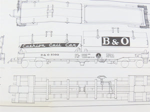 HO Scale Ambroid Kit No 7 B&O Baltimore & Ohio Cushion Coil Car #8300