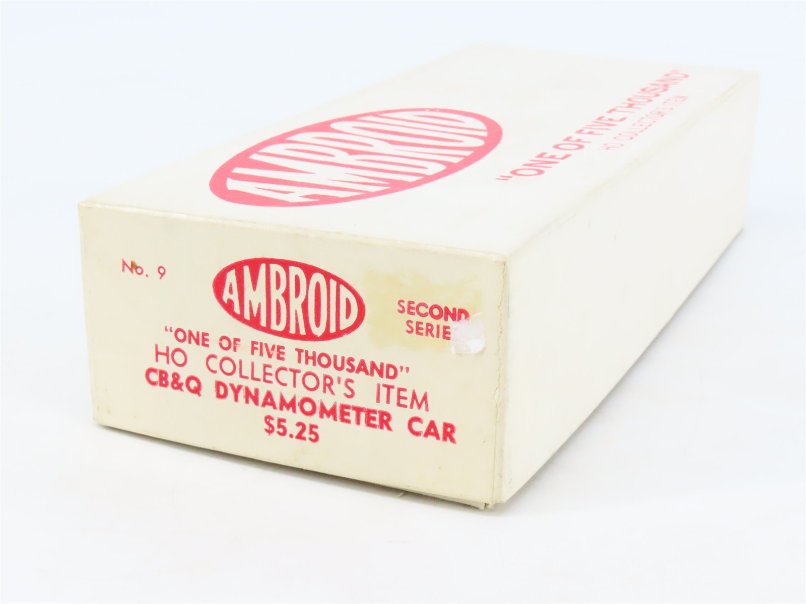 HO Scale Ambroid Kit No 9 CB&Q Burlington Dynamometer Car