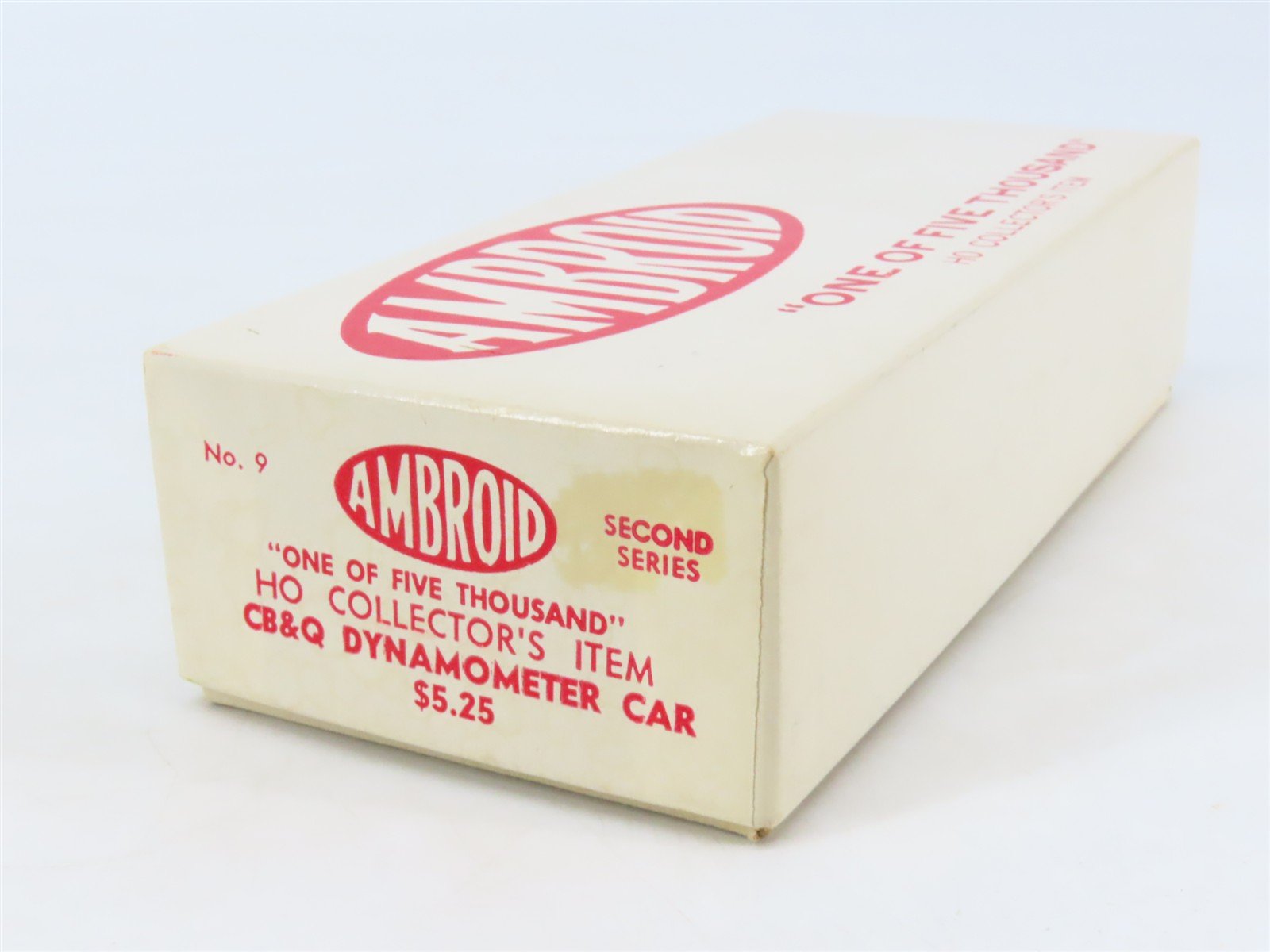 HO Scale Ambroid Kit No 9 CB&Q Burlington Dynamometer Car