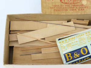 HO Scale Ambroid Kit No 7 B&O Baltimore & Ohio Cushion Coil Car #8300