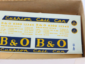HO Scale Ambroid Kit No 7 B&O Baltimore & Ohio Cushion Coil Car #8300