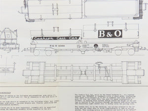 HO Scale Ambroid Kit No 7 B&O Baltimore & Ohio Cushion Coil Car #8300