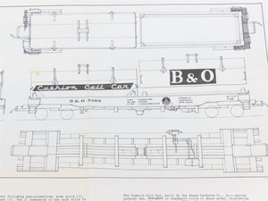 HO Scale Ambroid Kit No 7 B&O Baltimore & Ohio Cushion Coil Car #8300