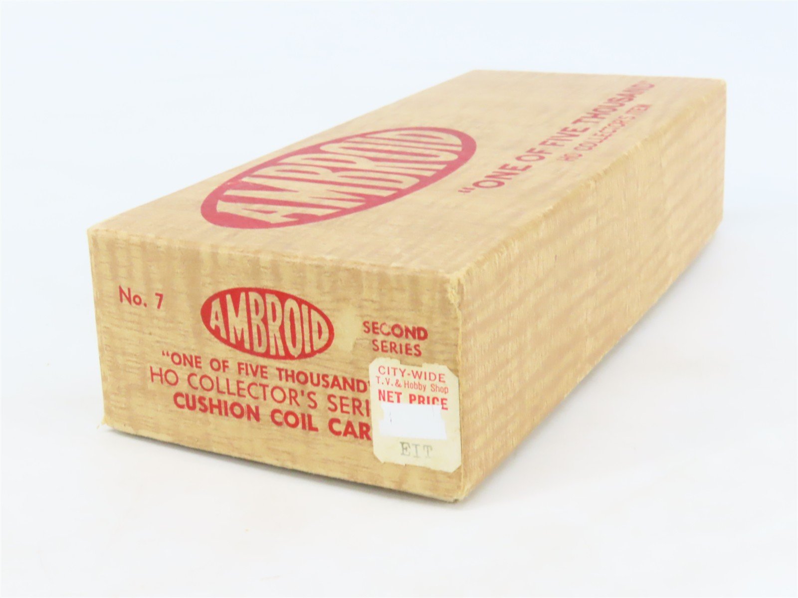 HO Scale Ambroid Kit No 7 B&O Baltimore & Ohio Cushion Coil Car #8300