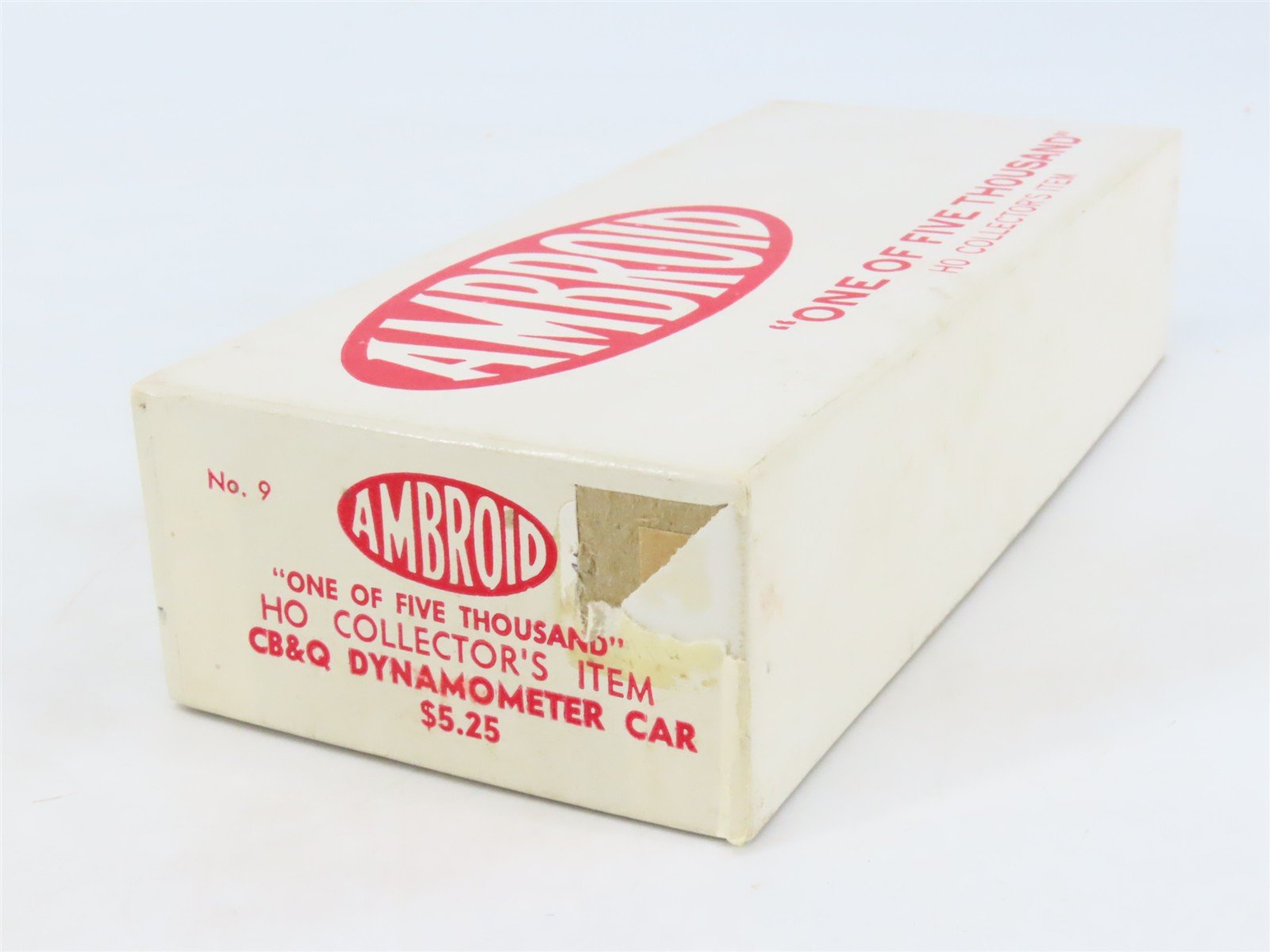 HO Scale Ambroid Kit No 9 CB&Q Burlington Dynamometer Car