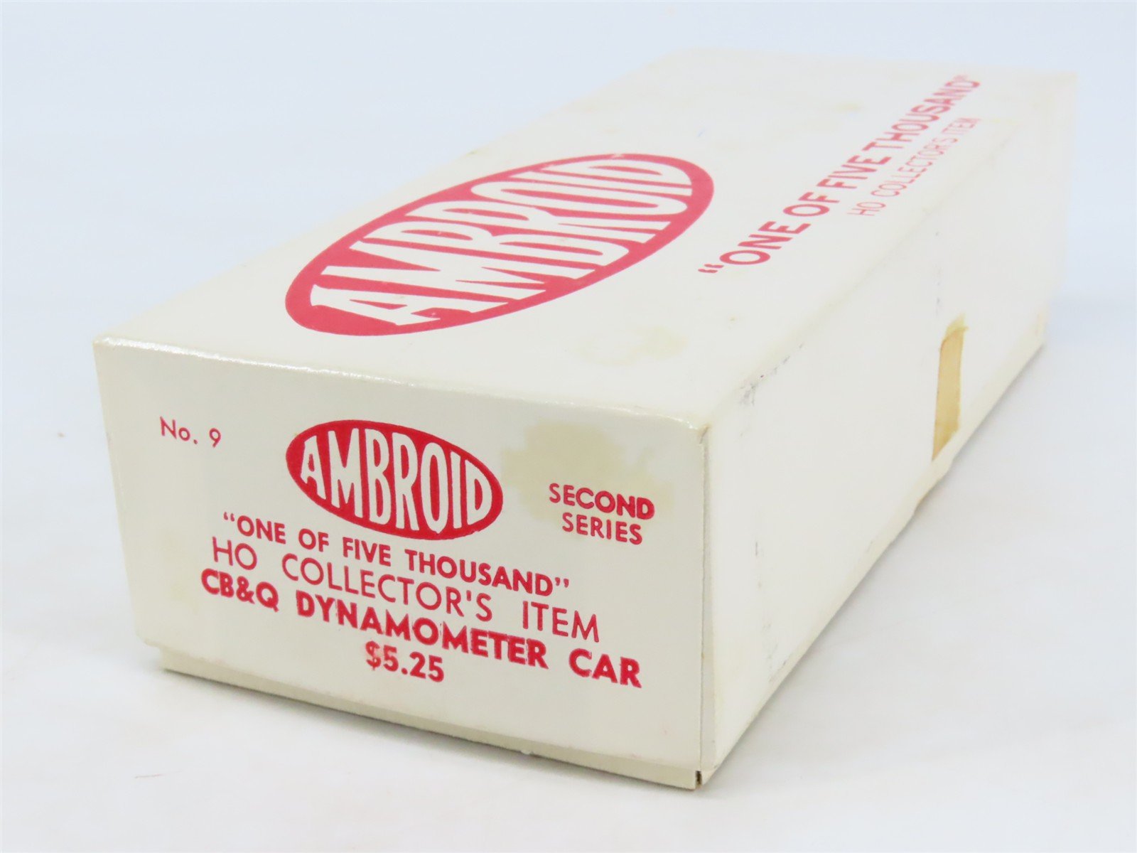 HO Scale Ambroid Kit No 9 CB&Q Burlington Dynamometer Car